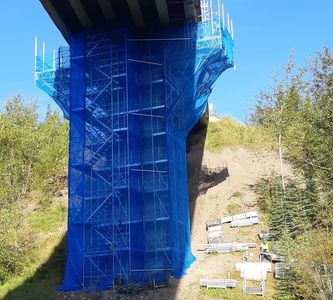 Debris net Kelowna Scaffold