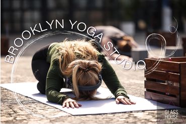 Glass Hous Yoga branded with an approachable and fun '90s throwback' style.