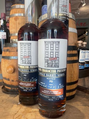 Label design in collaboration with Rare Character Distillery & Dukes Liquor Box.