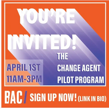 Social media promo graphic for BAC.