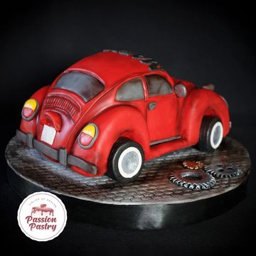 3D VW Beetle Car Cake