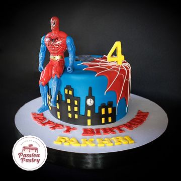 Spider Man Cake 