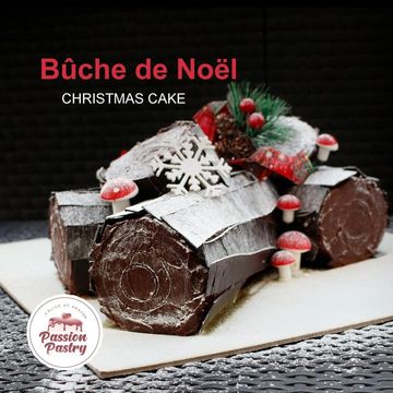 Swiss Roll Cake, Buche De Noel, Christmas Cake, Chocolate   