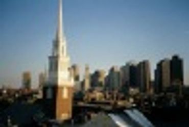 A tall building with brown paint