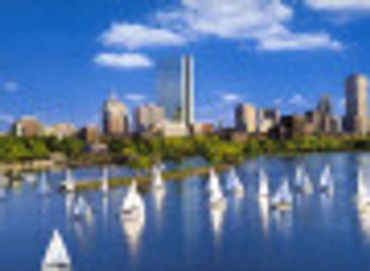 Buildings near the river