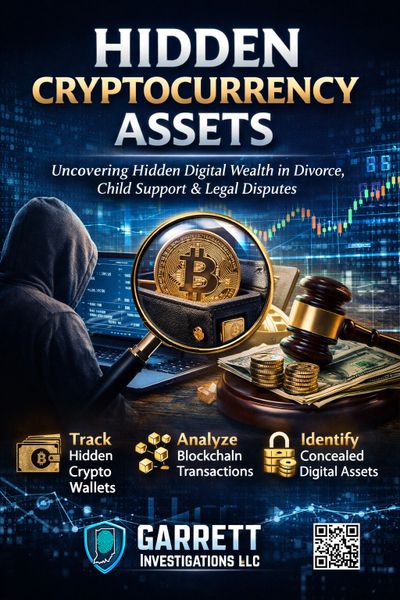 Hidden Cryptocurrency Assets. Finding digital assets for forensic accountants.