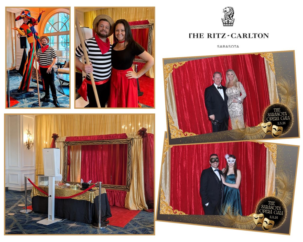 Photo Booth for fundraiser at The Ritz Carlton Sarasota