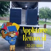 Appliance removal in Houston Stove Removal washer removal refrigerator removal electronics removal