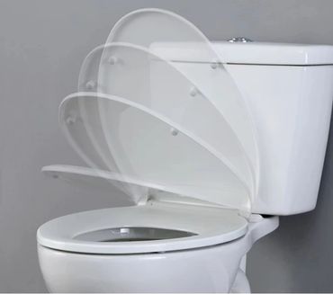 Soft close lid toilet