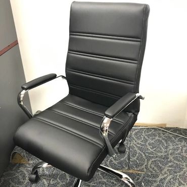 Blakc and Chrome NEW conference chair 