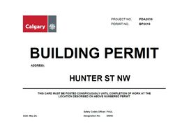 Building permits
Development Permits
