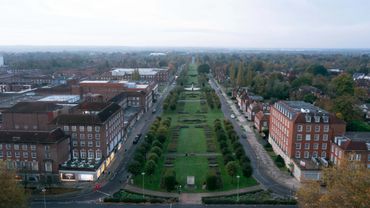 Aerial photograph of Welwyn Garden City