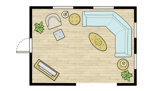 A custom floor plan to make sure we select items best suited to your interior spaces.