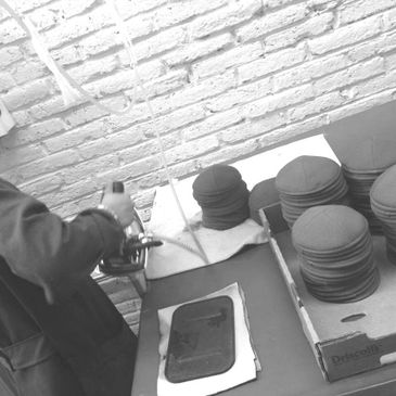 Custom kippot for weddings, custom kippahs for bar mitzvah.