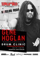 Gene Hoglan drum clinic australian tour australia hardline media pear drums sabian drumtek melbourne