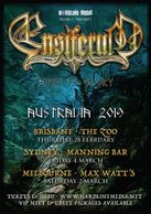 Ensiferum Australian tour 2019 poster path to glory hardline media