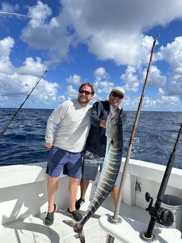 Massive Wahoo caught with Byrd Dog Charters