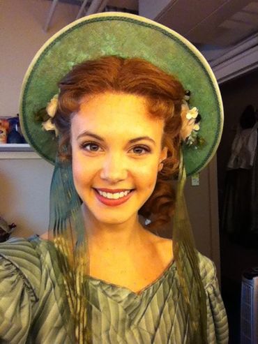 Heidi Giberson as Cosette in Les Miserables Broadway