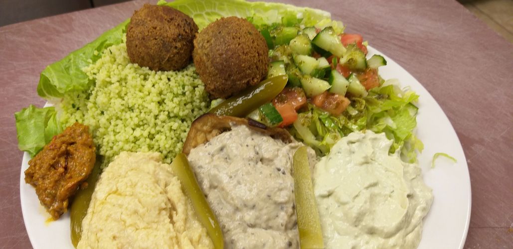Mediterranean platter.