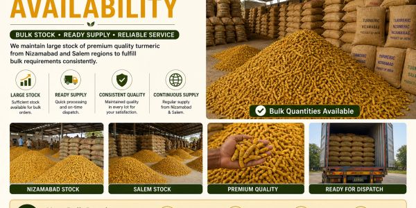 Premium turmeric fingers and powder sourced from trusted Indian farms, known for high curcumin conte
