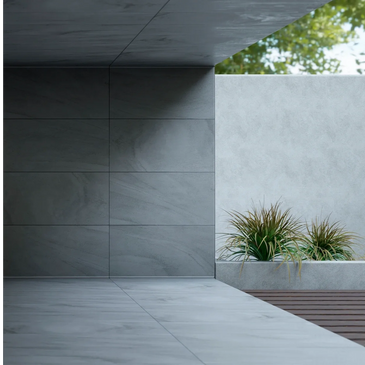 outdoor tile installation