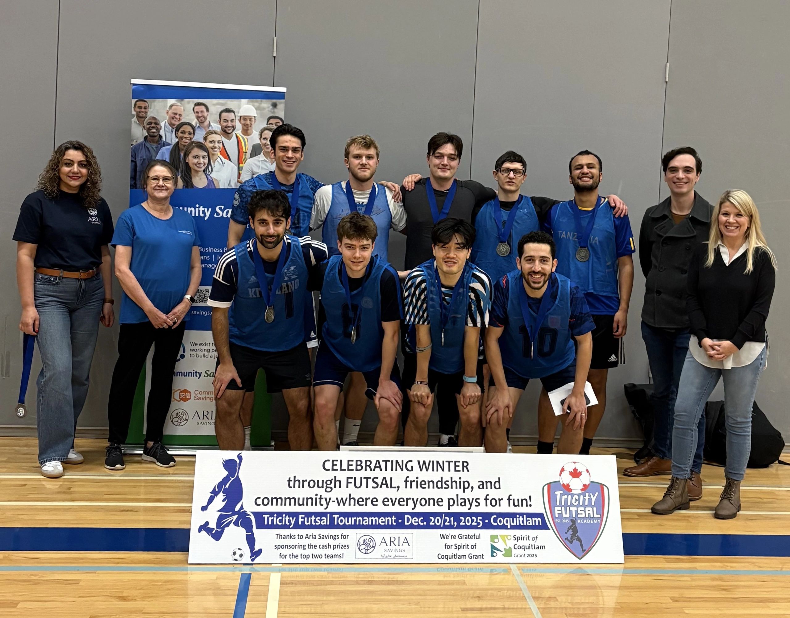 Second place, Billionarios FC -December 2025 Futsal Tournament