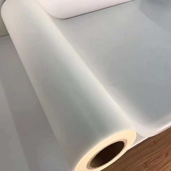 dtf digital transfer film 2 side matt 1 side glossy 75um 75μm 100μm PET film roll packed W60 24"