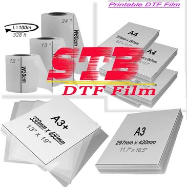 STB film; printable DTF film; directly to film; pyrograph film; dtf transfer paper;Photographic film