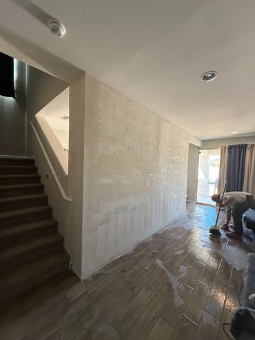 After Drywall installation in Casa Grande