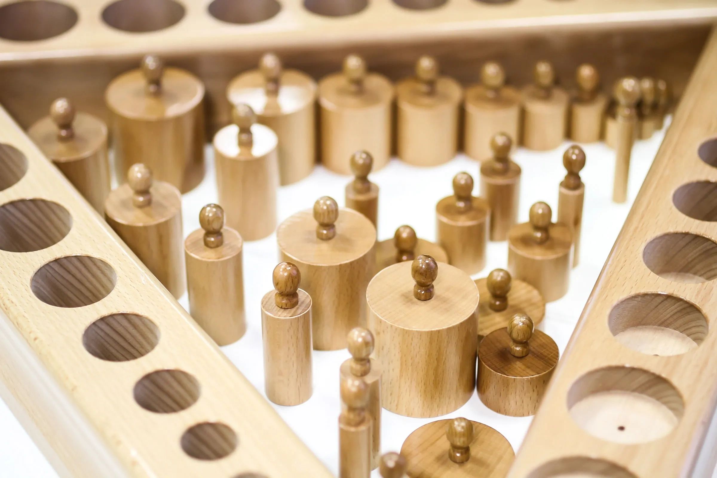 Montessori cylinder blocks
