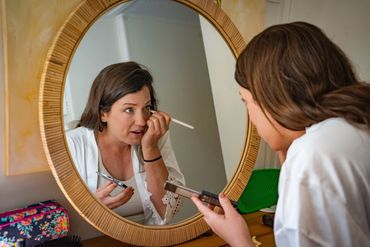 A young bride prepares for the big day.