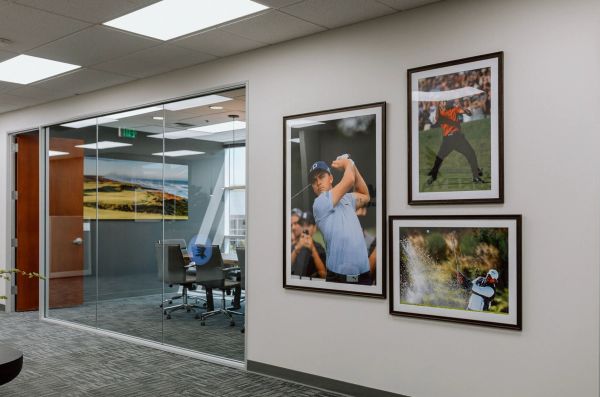 Golf accent art pieces