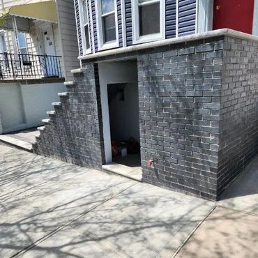 Exterior brick work and installation by AQ Construction, in the Bronx and Nassau County.