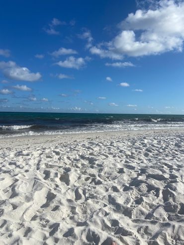 Panama City white sandy beach