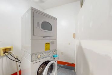 Laundry with washer and dryer.