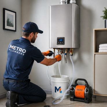 Tankless Hotwater System Cleaning should be done once a year