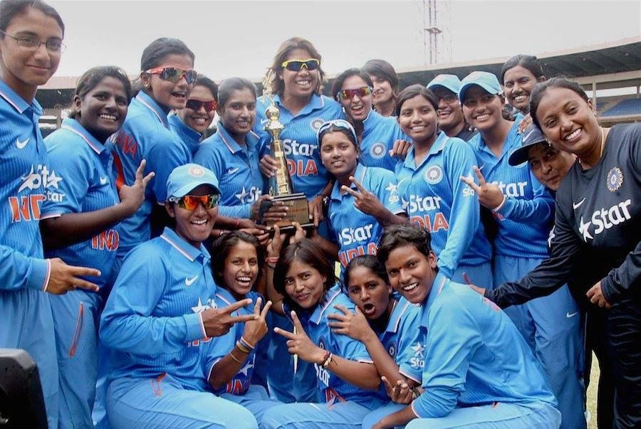 With the Women's India cricket team With the Women's India cricket team
