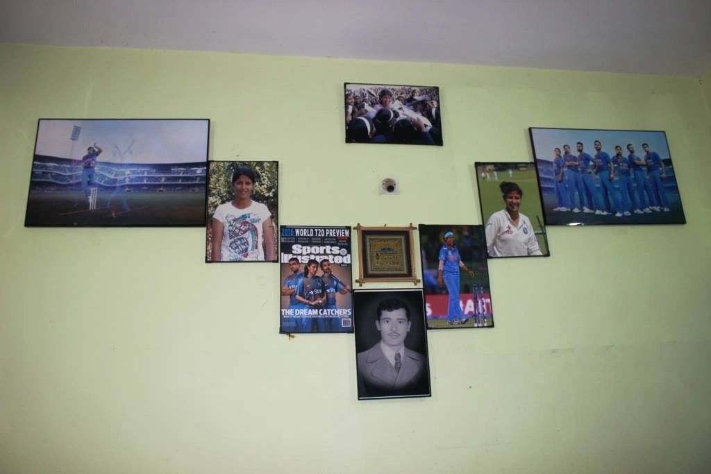 The Wall of fame at her residence in Hazaribag The Wall of fame at her residence in Hazaribag
