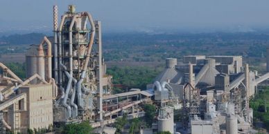 Cement manufacturing plant, cement, pre-heater, How cement is made, history of cement