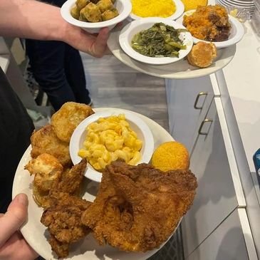 Let us plate up some Southern Fried Chicken and the right fixins for you and your family.