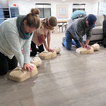 Family CPR classes at your home