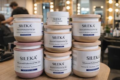 SILEKA Advanced Professional Hair Spa salon grade treatment jars.