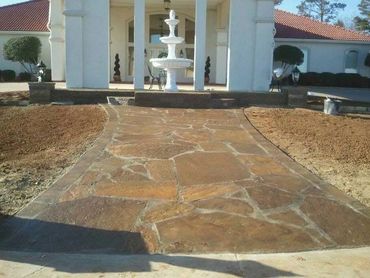 Patio , Sidewalk , rock work
