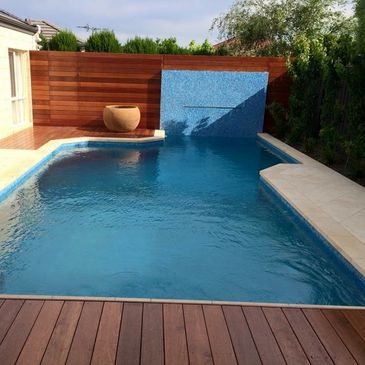 Pool Paving,Decking,Paving,Water Feature,Landscape,Landscaping