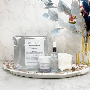 Audrey Laure 肌肽緊緻修護面膜, 2合1 精華+面膜, 激活細胞 抗老逆齡! 補水 修復舒敏 雙專利技術:  褐藻提取物 抗老+Optimealth®  修護,  飽滿回彈,抗皺淡紋