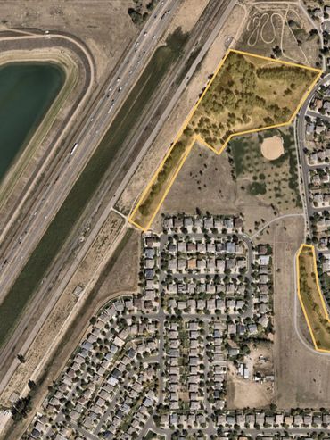 Aerial site assessment for a commercial property project by Contract Equipment Operators in Colorado
