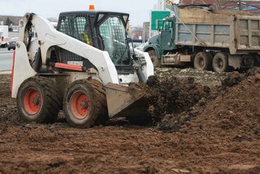 Site preparation and grading by Contract Equipment Operators for a Colorado commercial project