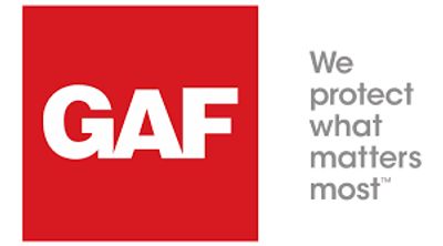 GAF logo with tagline emphasizing protection of important things.