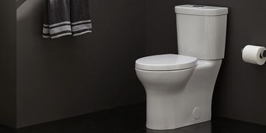 New Modern toilet - not a leaky toilet
