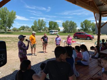 Missions trip to children.